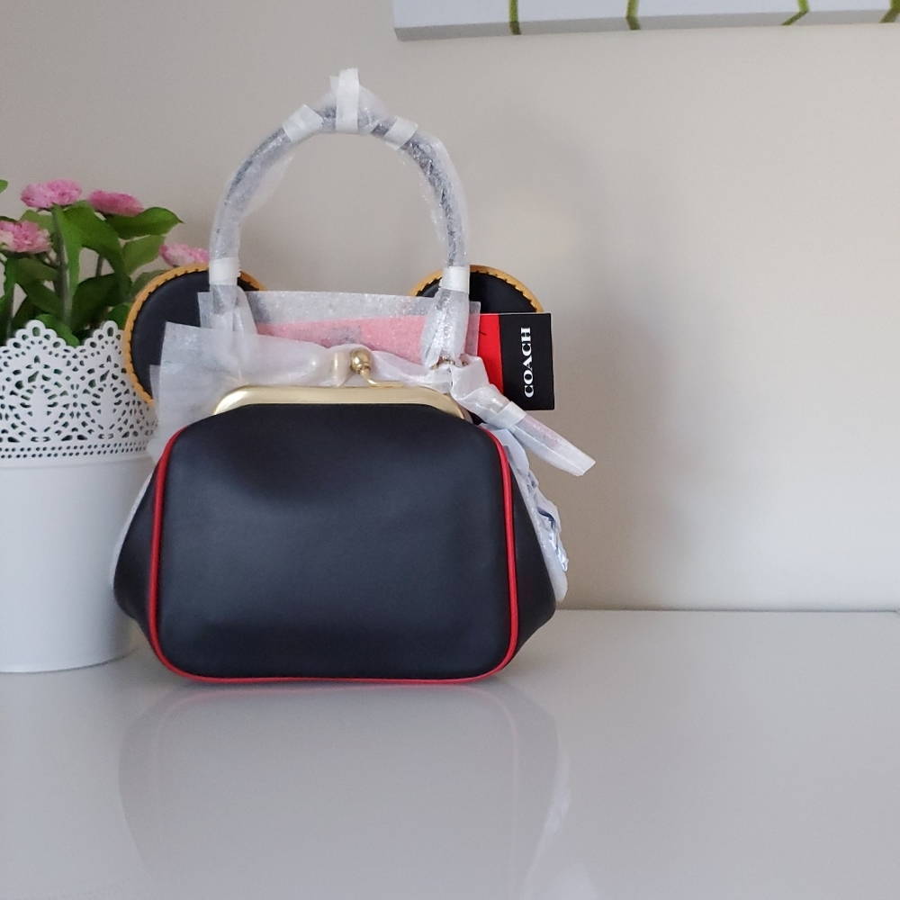 Coach Disney Mickey Mouse X Kisslock Bag - Picture 3 of 16
